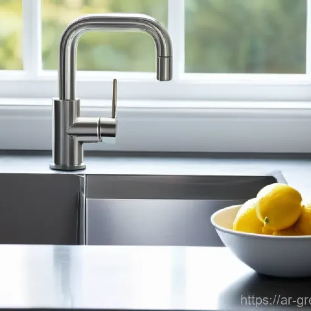 자연 유래 성분으로 친환경 세제 만들기 - Radiant Kitchen Oasis**
A brightly lit, sun-drenched kitchen, sparkling with a sense of natural clea...